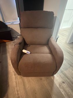Brown velvet Recliner