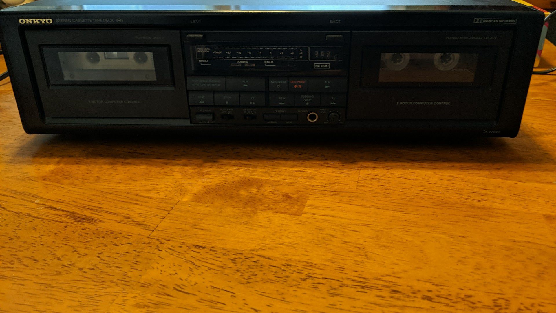 Onkyo TA-W202 Stereo Cassette Tape Deck R1