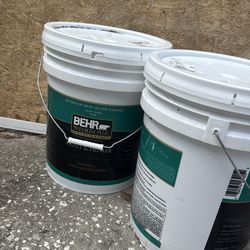 10Gallons exterior Semi gloss paint