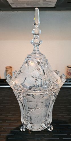 Vintage Crystal Canister