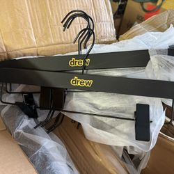 Drew House Logo Hangers – Black – Brand New