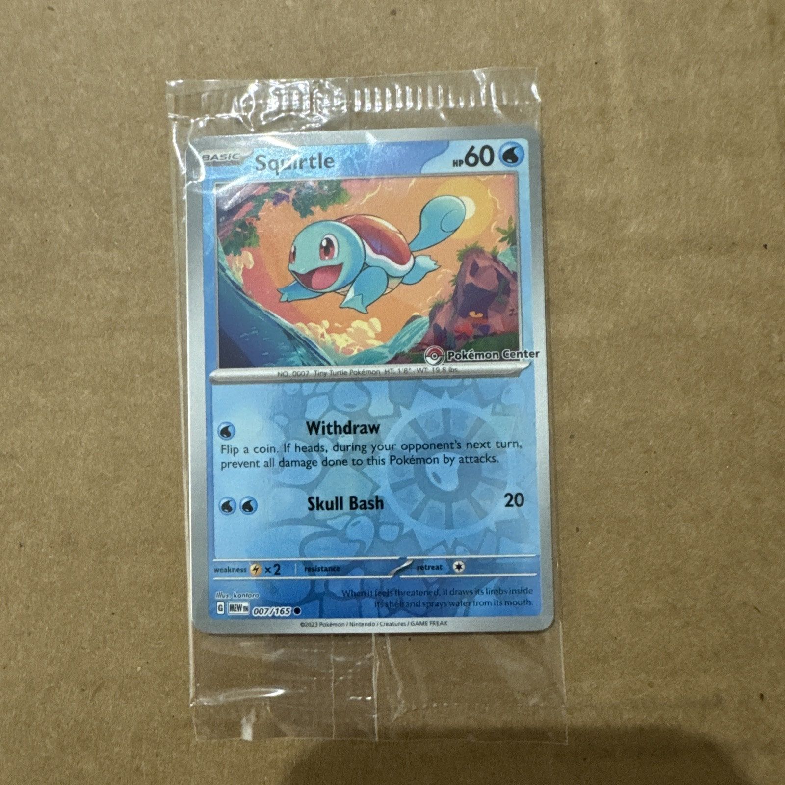 squirtle pokemon card holographic Autographed Vintage 1st Gen (Any other effects of attacks still happen.) Weakness Lightning ×2 Retreat Cost Squirtle [Reverse Holo] #95 Prices