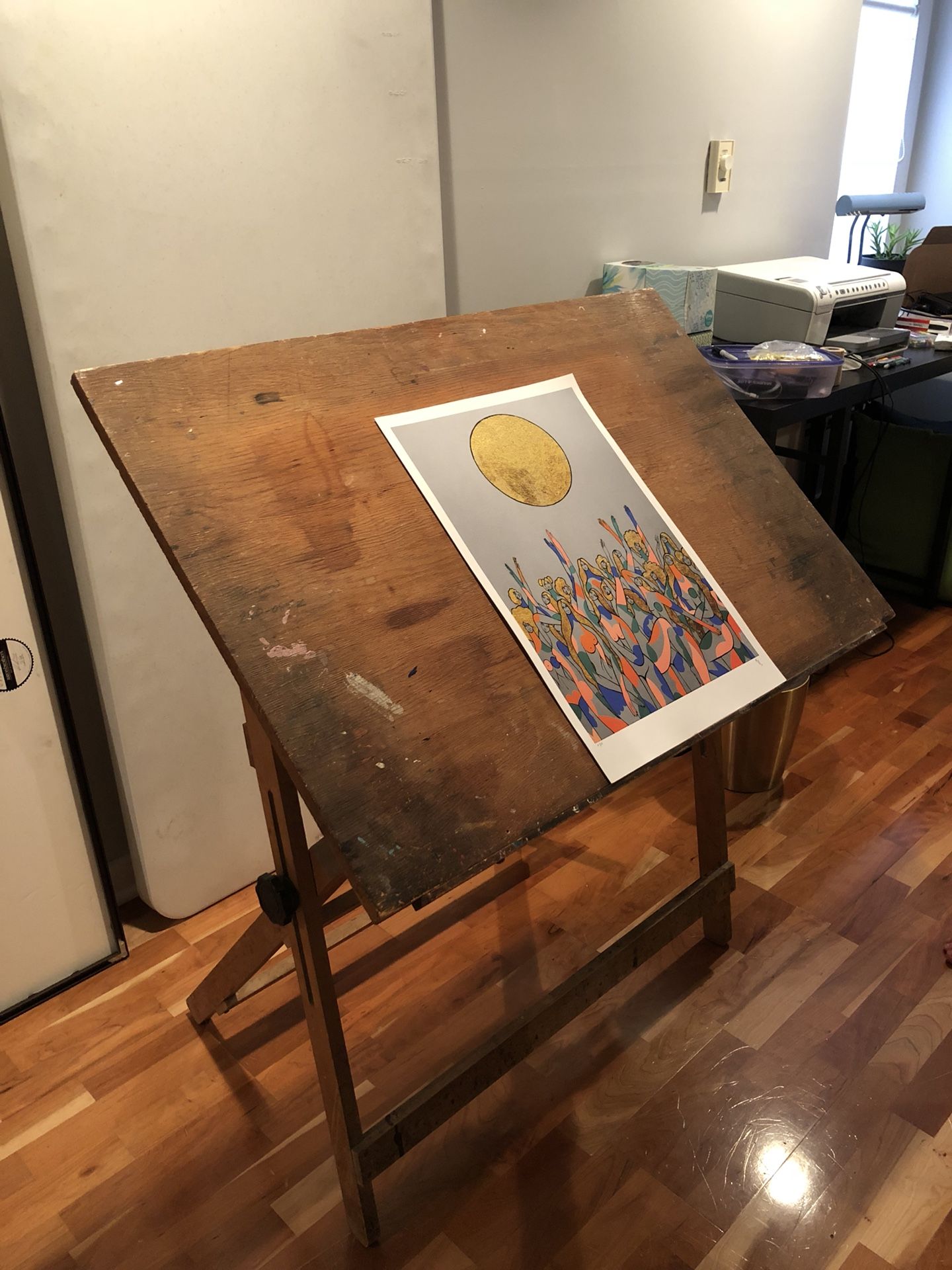 Vintage Drafting Table