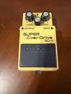 Boss Super Over Drive SD-1 Used Overdrive made in Japan