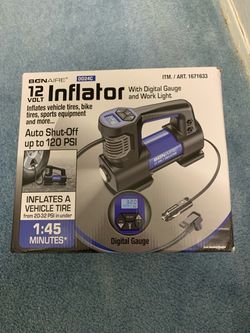 Inflator for tire and balls