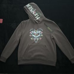 Members Only Womens Skull Roses Hoodie