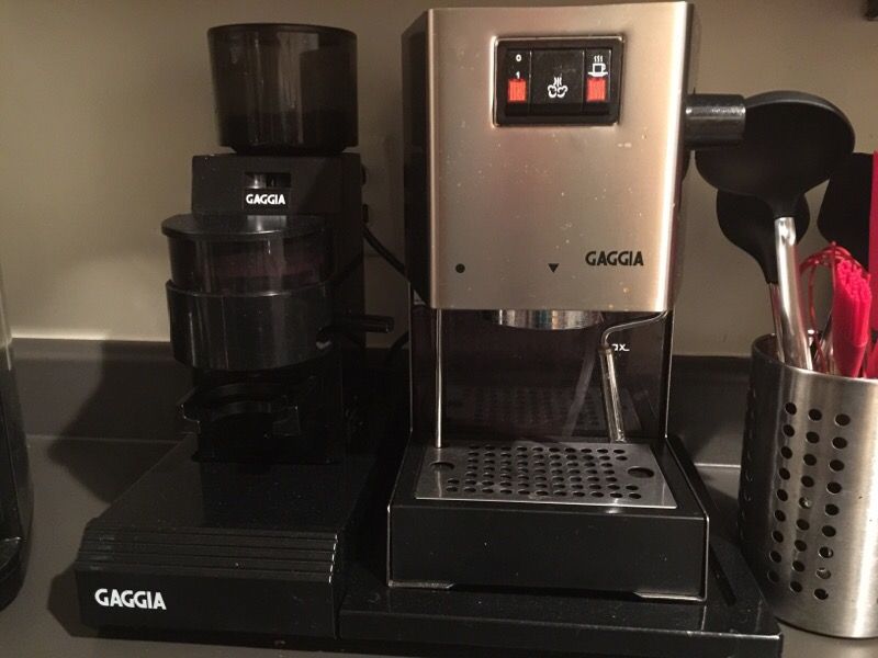 Gaggia classic and MDF expresso bar