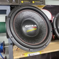 New 15' Genius Audio SPL Monster Competition Grade Subwoofer  $500 One Available 