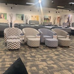 Beautiful Accent Chairs With Ottoman 