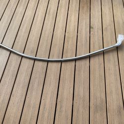 60” curved shower curtain rod