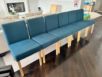 6 Dinning chairs for $40
