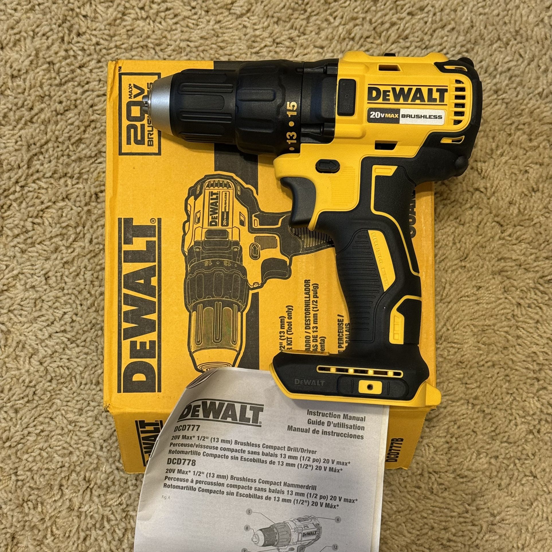 Dewalt drill 20v brushless