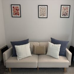 White Practical Sofa Bed 