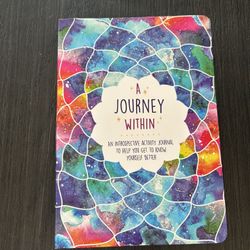 A Journey Within Journal - 128 pages of introspective writing. New 