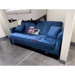 adjustable sofa with 2 accent pillows  // Limited Time Offer 