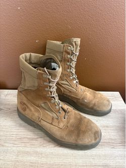USMC McRae Brown Tan Hot Weather Combat Boots, Men’s Size 11 Regular