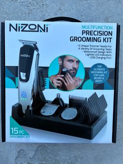 NiZONi 15-Piece Multifunction Precision Grooming Kit
