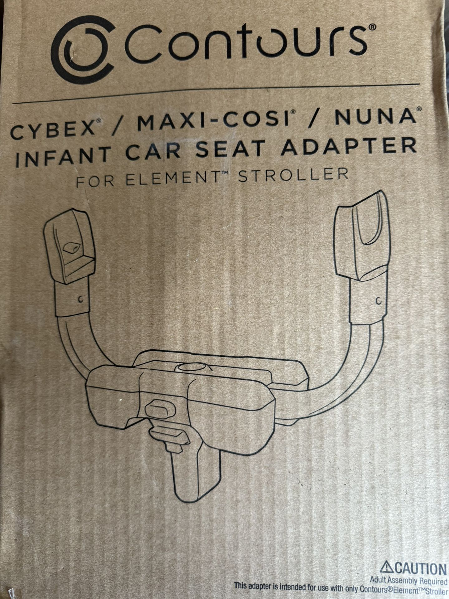 Cybex Gazelle S Infant Car Seat Adapter for Cybex/Nuna/Maxi-Cosi