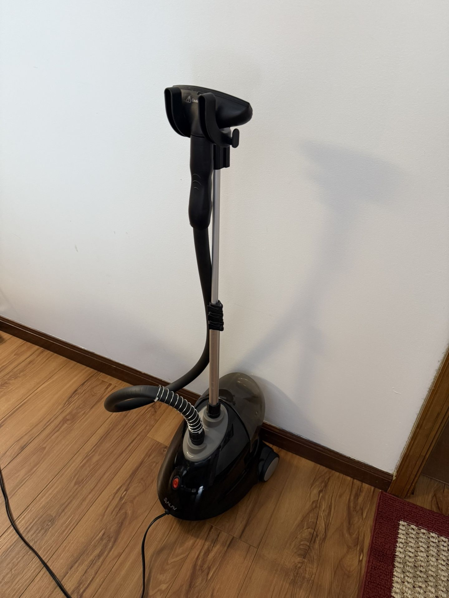 SALAV GS18-DJ Standing Garment Steamer with Roll Wheels for Easy Movement, 1.8L Water Tank for 1 Hour Continuous Steaming, Adjustable Pole for Storage