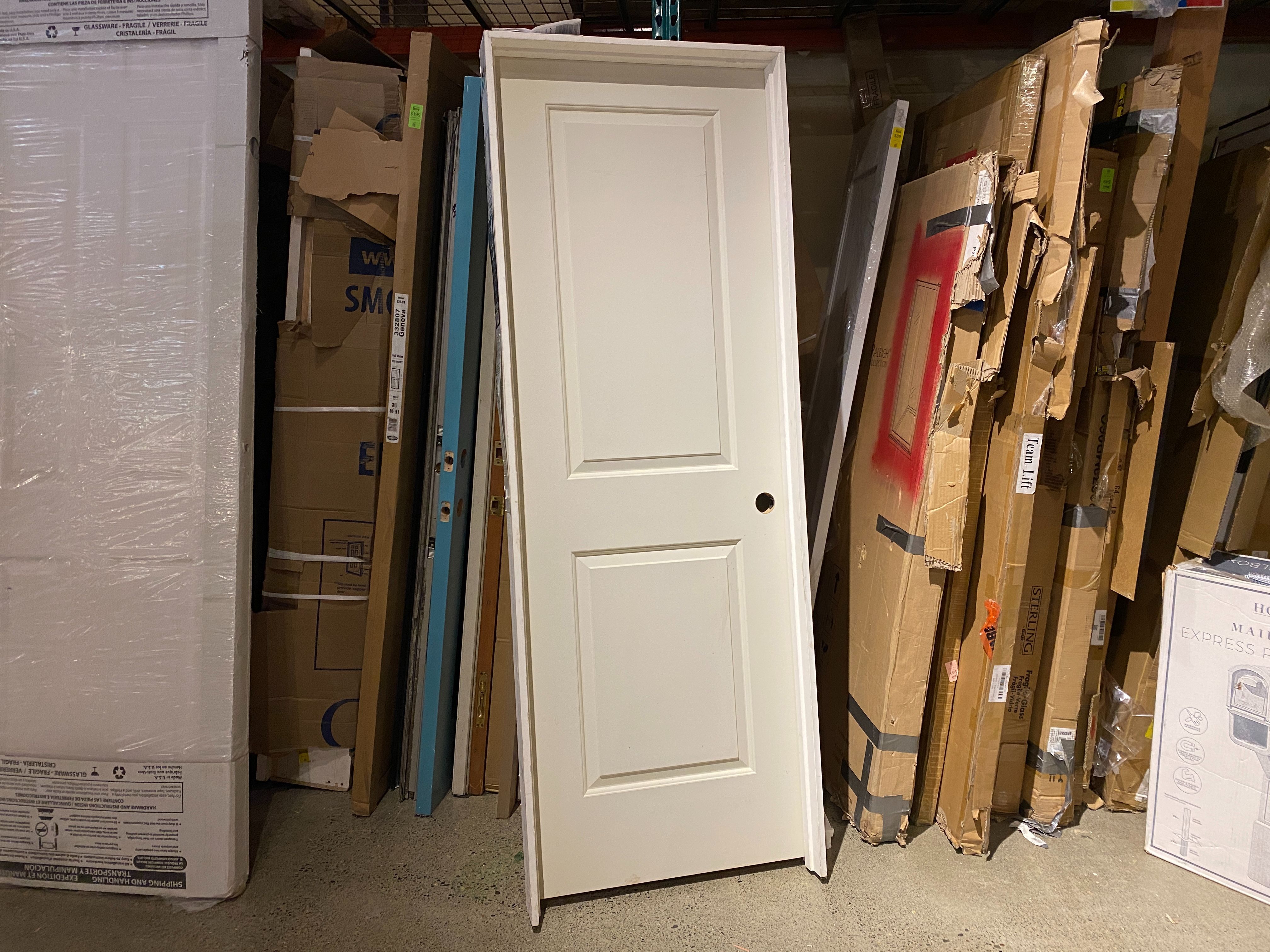RELIABILT 2-Panel Smooth Molded Pre-Hung Hollow Core Door