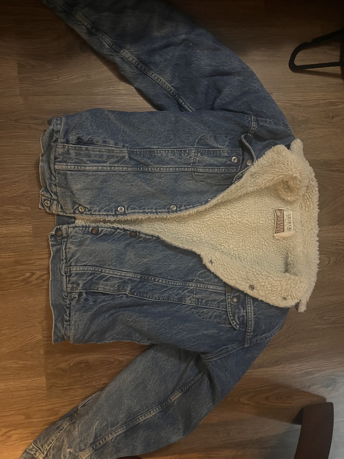 Denim And Real Wool Jacket