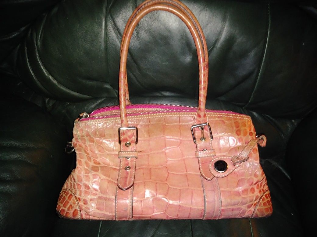 Dooney & Bourke Satchel Purse Pink