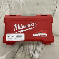 Milwaukee Shockwave Impact Duty Red Helix Titanium Impact Drill Bit Set