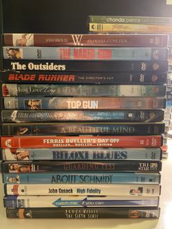 DVDs $10 for five