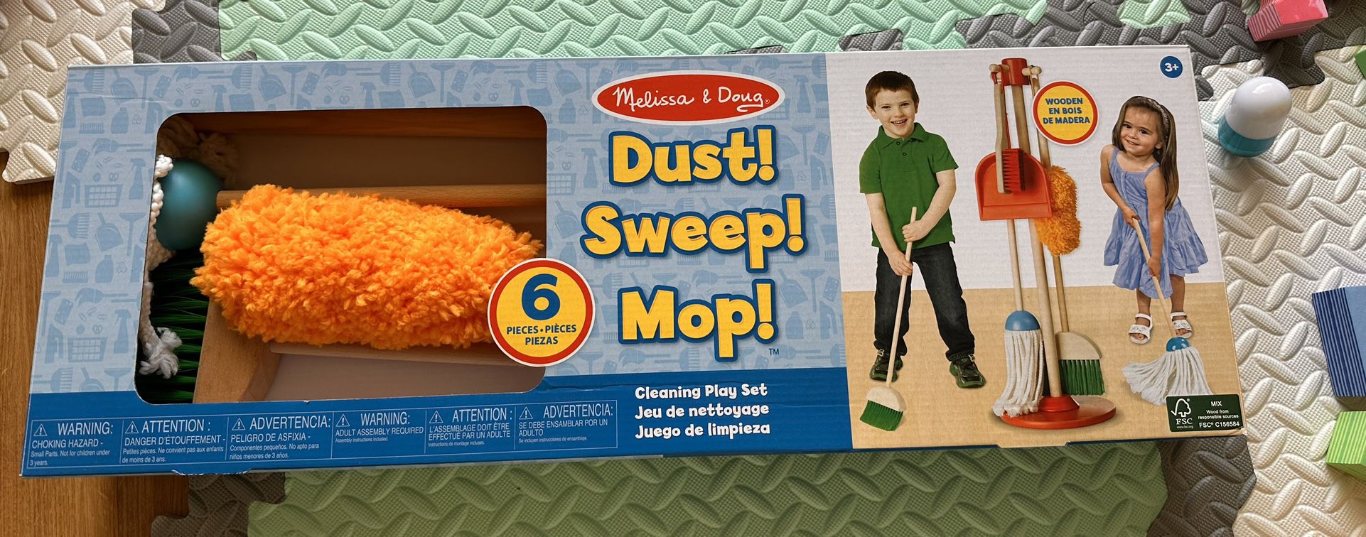 baby toys cleaning play set ！dust！sweep！mop！