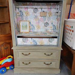 Lovely Little Girl's Open Armoire