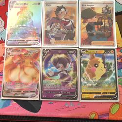 6 MINT BRAND NEW SHINING FATES CARDS