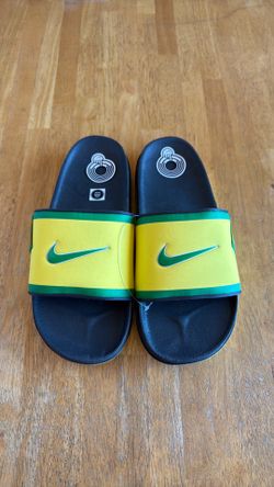 New Nike Offcourt Slide Sandals Slippers Oregon Ducks Men’s 9