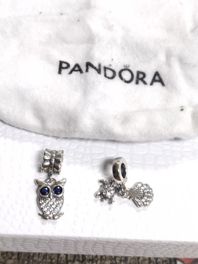 925 Sterling Silver 2 Charms