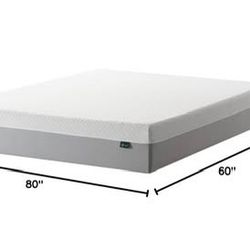 ZINUS Greens Tea Essential Memory Foam Mattress, 10 Inch, Queen, Medium Feel
