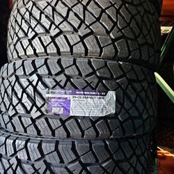 35x12.50R18LT Predator New Mutant X-AT 10ply Tires