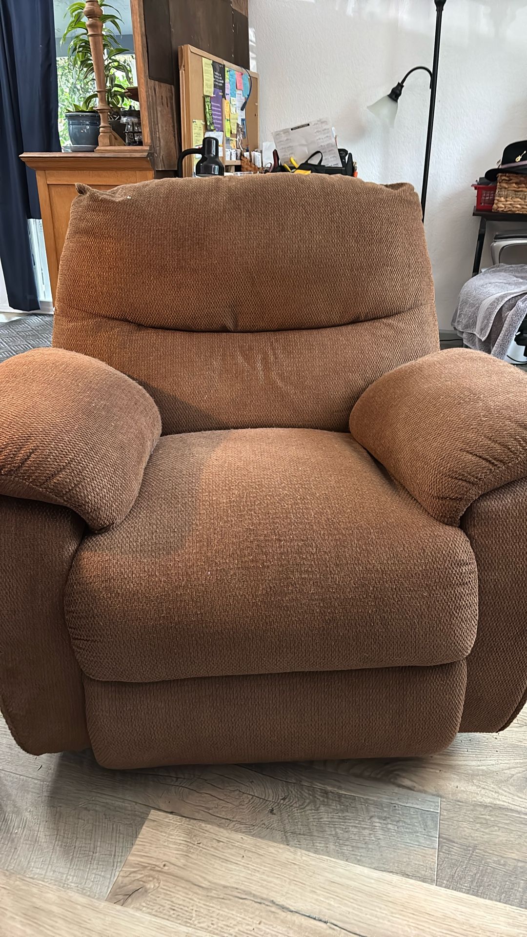 Brown Reclining Chair 