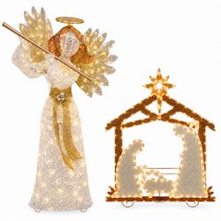 Bundle Outdoor Nativity Scene Christmas Decoration