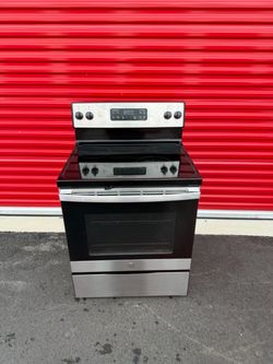GE Stainless Glass Top Self Cleaning Stove  (Same Day Delivery Available For A Fee Based On Location)