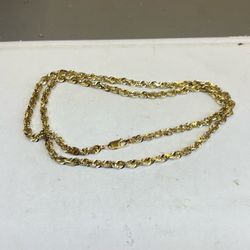 14k rope chain