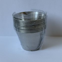 Stainless steel 2oz Cups 10 Pack 