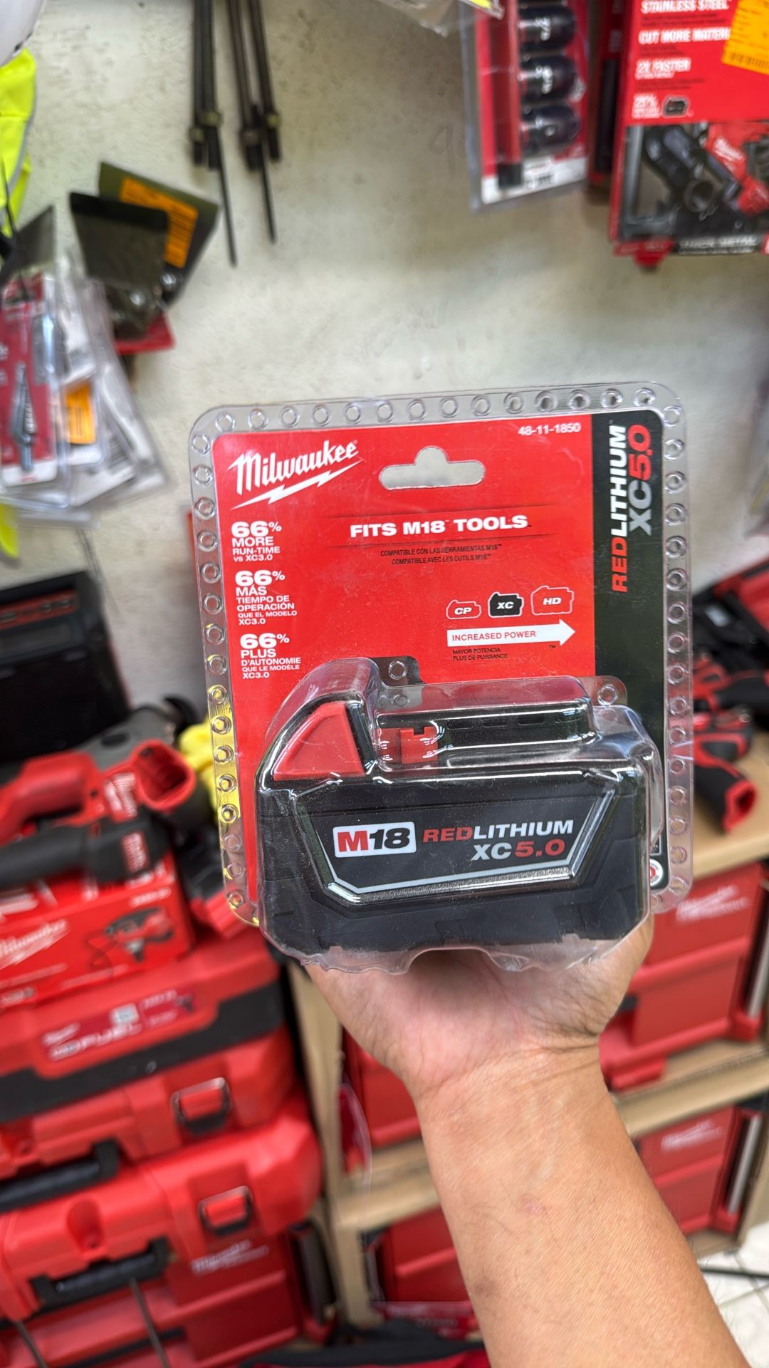Milwaukee M18 5.0 Amp Battery