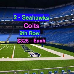 Seahawks Colts Tickets
