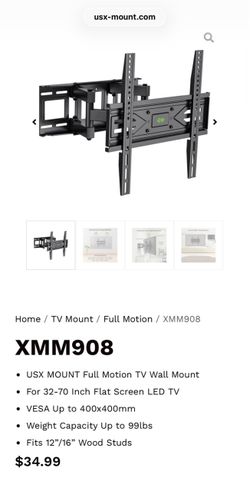 Full motion tv mount