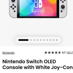 Nintendo Switch OLED W/ 3 Games