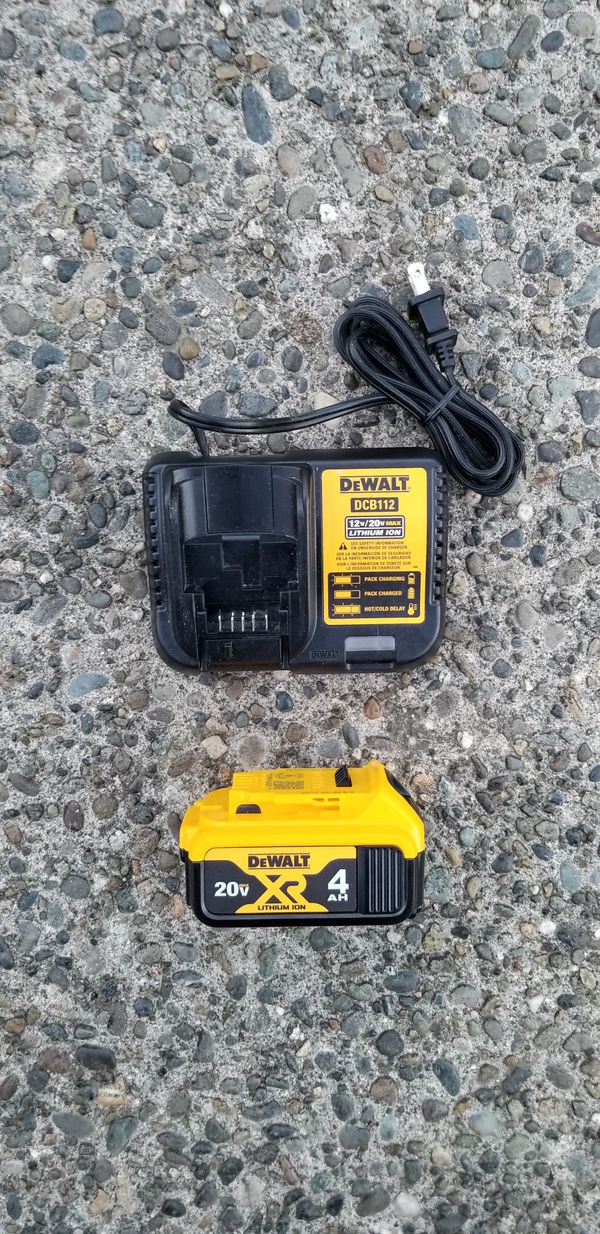 Dewalt 4ah Battery And Charger for Sale in Seattle, WA - OfferUp