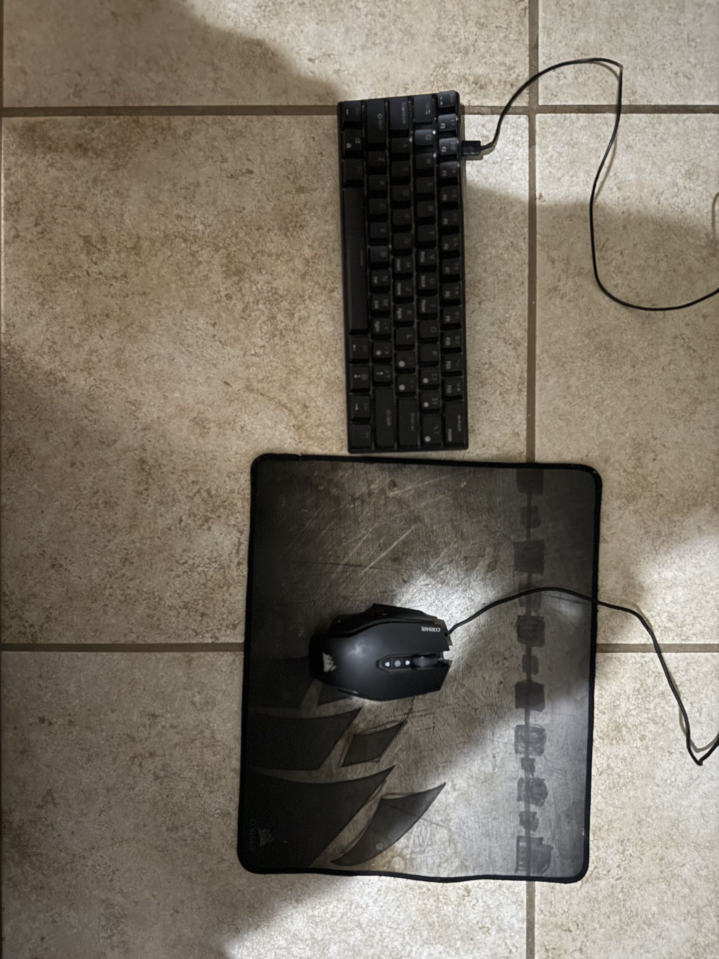 Rk Royal Kludge Keyboard, Corsair Mouse And Mouse Pad