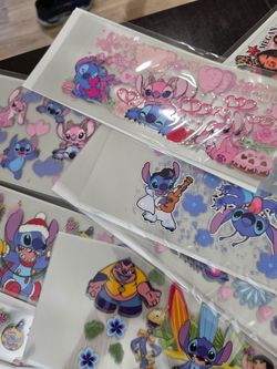 Lilo & Stitch cup wraps  uv Dtf