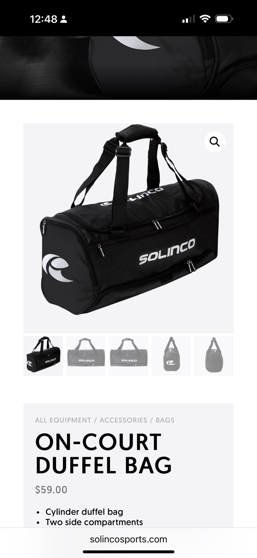 Solinco Tennis Duffle And Hats