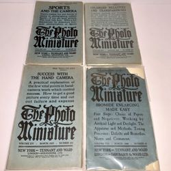 Lot 4 The Photo-Miniature 1(contact info removed) Vintage Photography Manuals Tennant & Ward