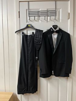 Black Tuxedo Suit with Trousers and Shirt